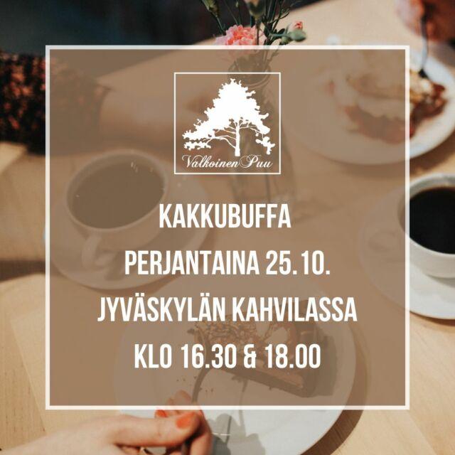 Valkoisen Puu suosittu kakkubuffa on täällä taas! Viime kerralla kakkubuffan gluteenittomasta valikoimasta tuli paljon kiitosta, joten tälläkin kertaa menu sopii myös keliaakikoille.

Perjantai 25.10. klo 16.30 ja 18.00

MENU:
Cinnamon Roll Cheesecake L, G
Snickerskakku VL, G
Lapin äidin puolukkaunelma L, G
Omena-Brita L, G
Brookie G
Red Velvet minileivos L, G
Passion Pie G
Luomukahvi/tee ja herukka-vadelmamehu

18,90€, 4-12v lapset puoleen hintaan!

Varaa paikkasi sinulle sopivasta kattauksesta Valkoisen Puun verkkokaupasta!

#kakkubuffa #helliarkeasi #valkoinenpuu #toivolanvanhapiha @valkoinenpuu 
#gluteeniton
#glutenfree