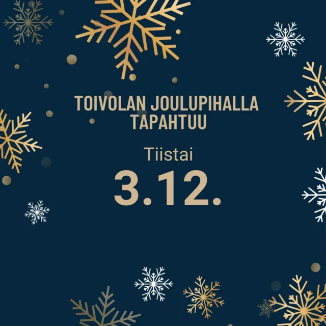 Toivolassa vietetään tänään koirien päivää! Paikalla klo 16-19 Ryry's esittelemässä ja maistattamassa koirien herkkuja. Tervetuloa!! 🐶🐶

Toivolan pihan toimijoiden aukioloajat:
- Valkoinen Puu klo 11.00-20.00
- Käsityöläismuseo ja museokauppa Sparvin klo 11.00-18.00
- Vanha Pappila klo 11.00-19.00
- Joulupuoti ja makasiinit klo 12.00-20.00
- Joulukioski klo 16.00-20.00
- Titityy klo 10.00-18.00
- Madame Rustique Kellarissa klo 11.00-18.00
- BYPIAS klo 10.00-18.00
- Annukan Viherpalvelun joulukuusien myyntipiste. Tiedustelut ja tilaukset 040 522 1805

#joulutunnelma #joulunodotus #toivolanjoulu #ravintola #valkoinenpuu 
#toivolanvanhapiha #jyvaskyla #joulu #jyväskylä #bypias #joulunavaus #toivolanpiha #titityy #madamerustique #paikallinen #paikallinenpalvelu #ravintola #käsityöläismuseo #valkoinenpuu #joulupuoti #vanhapappila #joulupuoti #annukanviherpalvelu #ryrysfi  @ryrys.fi